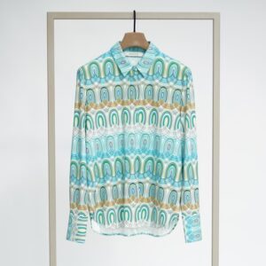 Herzen´s Bluse 'petrol Multi' 25262 6531 Petrolmulti