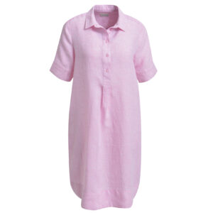 Milano Italy Hemdblusenkleid Leinen „rose“ 62 3055 1439