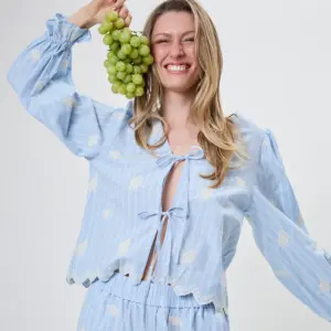 Ninonwovenshirt Skyblue 1005722020 342genial Conceptstore Oh April