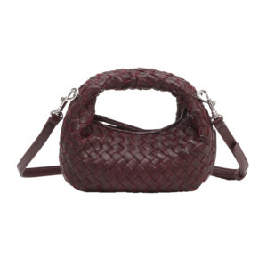 Genial Conceptstore Les Visionnaires Bags Greta Micro Weave Silky Aubergine