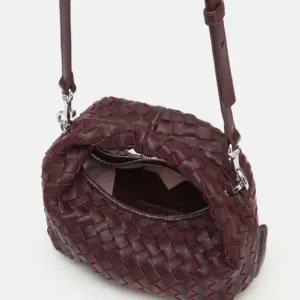 Genial Conceptstore Les Visionnaires Bags Greta Micro Weave Silky Aubergine3