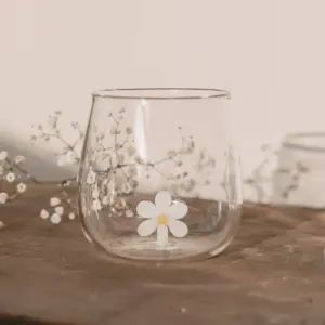 Gl 221 Trinkglas Daisyfigur