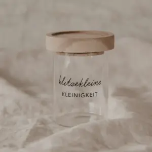 Gl 254 Minivorratsglas Kleinigkeit Schwarz