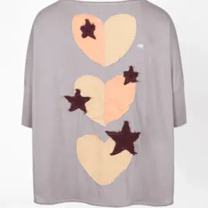 Oversize T Shirt Mit Ruecken Applikationen Papu 6553032