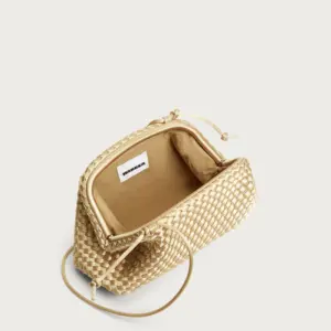 Champagne Satin Gold Pouch 3 (1)