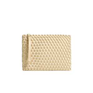 Marrea Tasche „clutch Champagne Satin Gold“