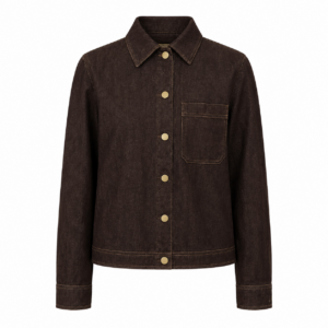 Goldgarn Hemd 68 The Denim Shirt Brown