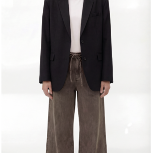 Goldgarn Jeans K4 Wide Leg Lightbrown
