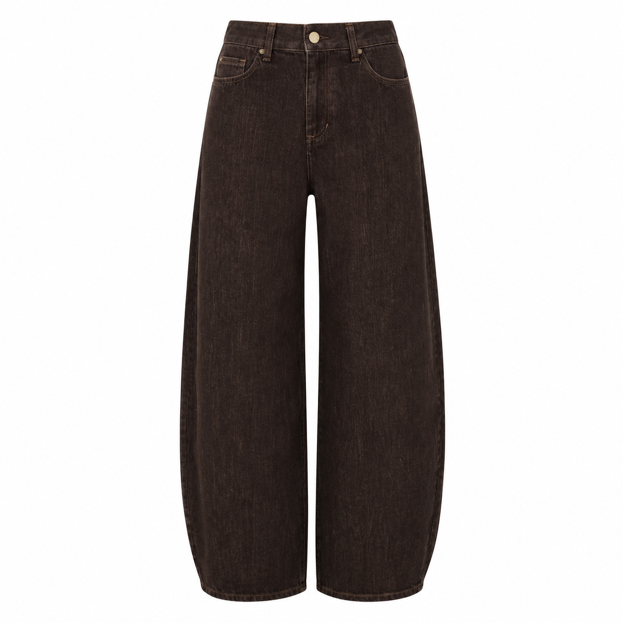 Goldgarn Jeans Luzenberg Classic Barrel Brown