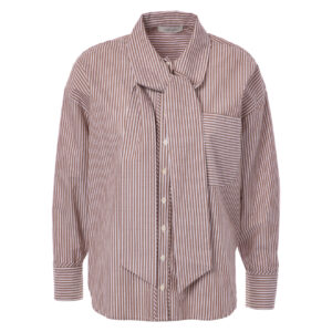 Jc Sophie Bluse „polo“ Braun Gestreift P5125 373 270 51 Scaled
