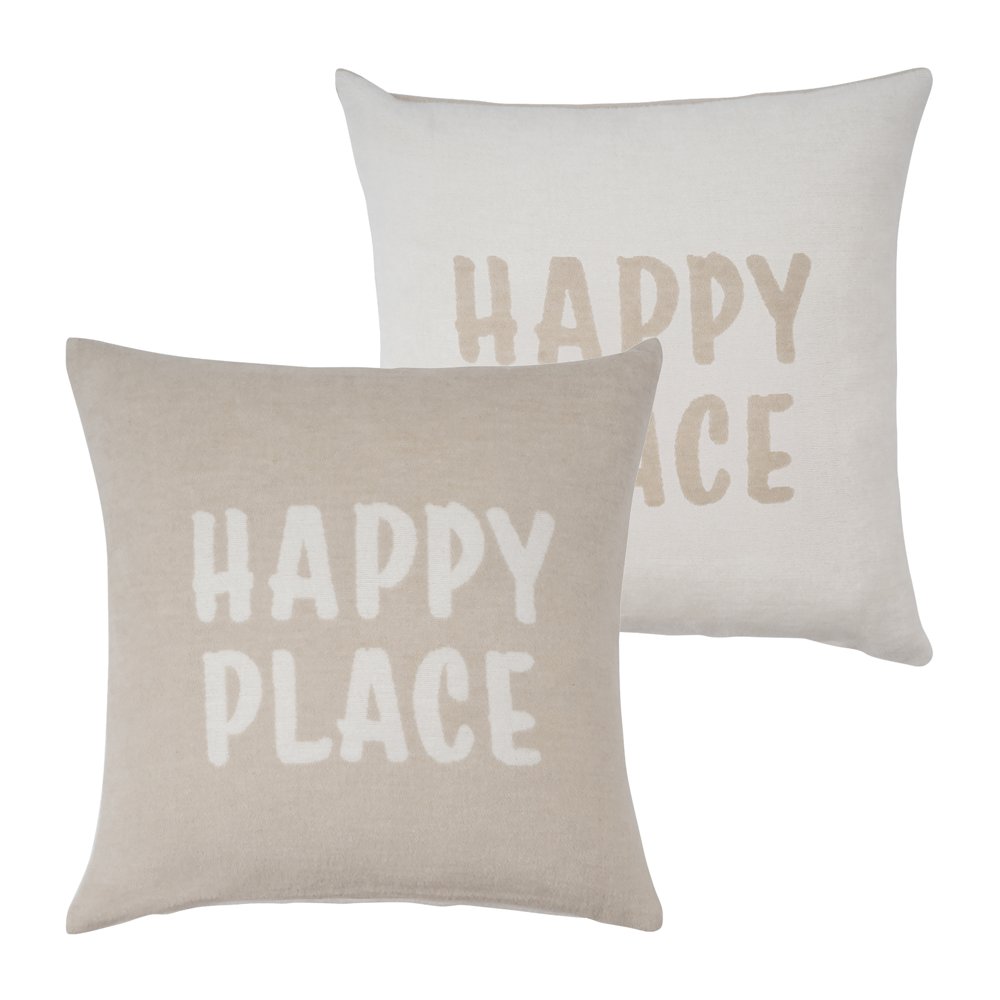 Pad Kissenhuelle Cozy Up 50x50 Sand Creme Happy