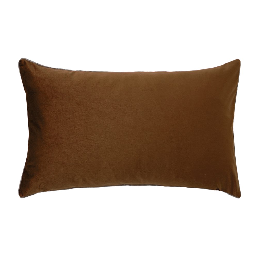 Pad Kissenhuelle Elegance 35x60 Dark Brown