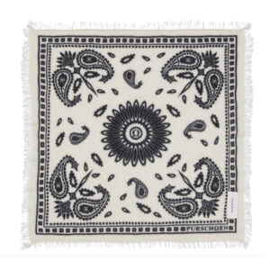 Pur Schoen Bandana Paisley 'bloom Natural Black'
