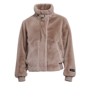 Rino&pelle Kunstfelljacke „ambra“ Mocha Latte