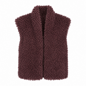 Rino&pelle Teddyweste „freya“ Chocolate Bean