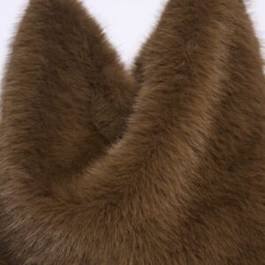 Rino&Pelle Kunstfell-Shopper Noura Natural Brown, weitere Ansicht
