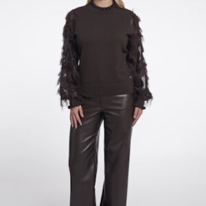 Rino&Pelle Strickpullover mit Federärmeln Janique Peated, weitere Ansicht