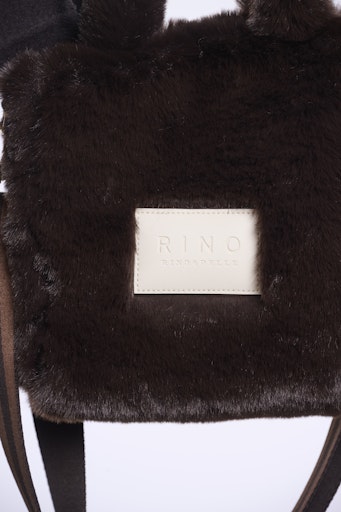 Rino&Pelle Kunstfell-Handtasche Hasina Fudge Cloak, weitere Ansicht