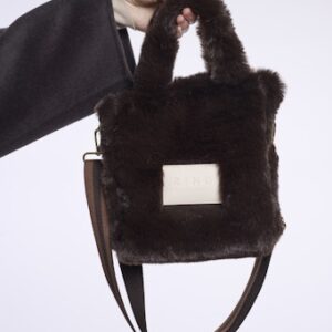 Rino&Pelle Kunstfell-Handtasche Hasina Fudge Cloak, weitere Ansicht
