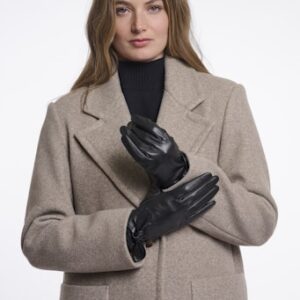 Rino&Pelle Lederhandschuhe Semira Black