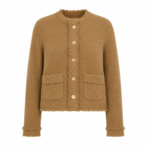 Rino&pelle Strickjacke Mit Fransendetails „florieke“ Sahara Desert