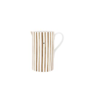 Bastion Collections Krug L Brown Stripes Genial Conceptstore