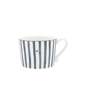 Bastion Collections Tasse Iris Blue Big Stripe Genial Conceptstore 2