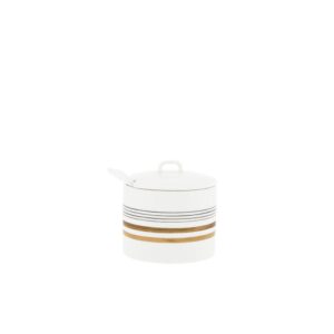 Bastion Collections Zuckerdose Brown Und Black Stripes Genial Conceptstore