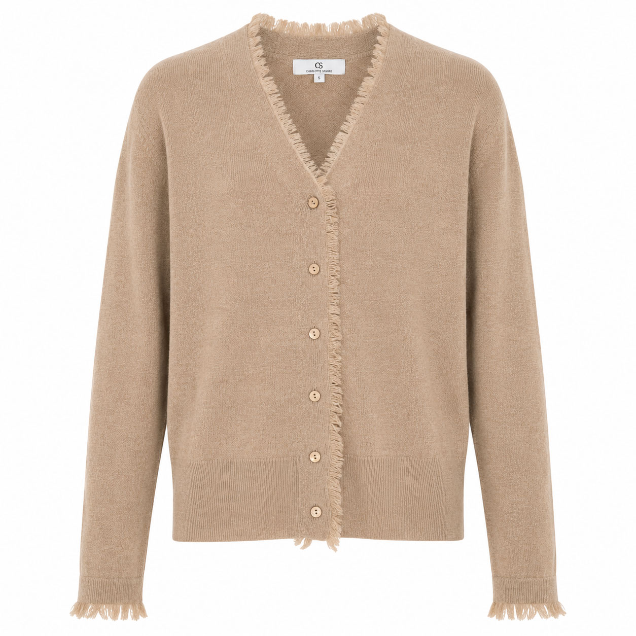 Genial Conceptstore Charlotte Sparre Frill Cardi Camel