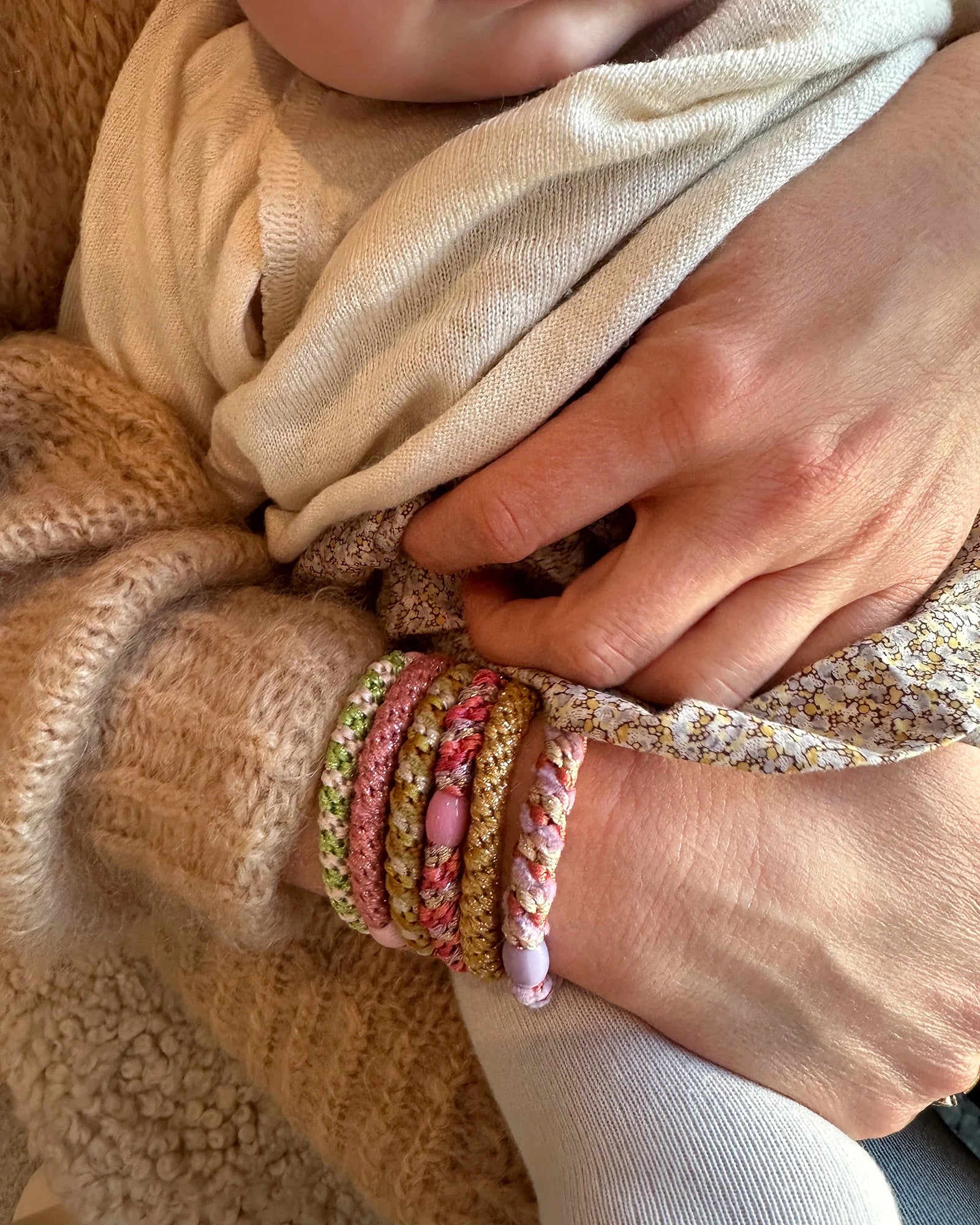 KKNEKKI Haargummi Coral Glitter