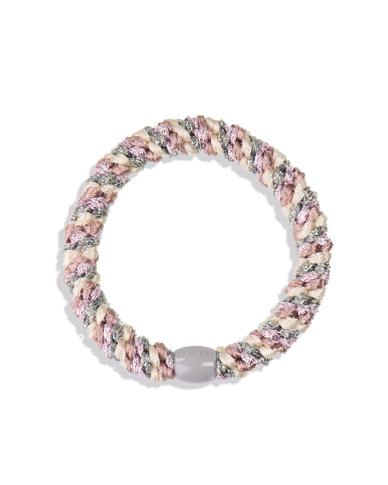 KKNEKKI Haargummi Mix Dusty Green Lightpink Glitter
