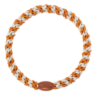 KKNEKKI Haargummi Burned Terracotta Ivory Glitter