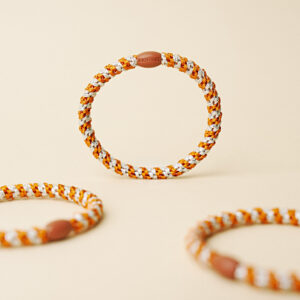 KKNEKKI Haargummi Burned Terracotta Ivory Glitter