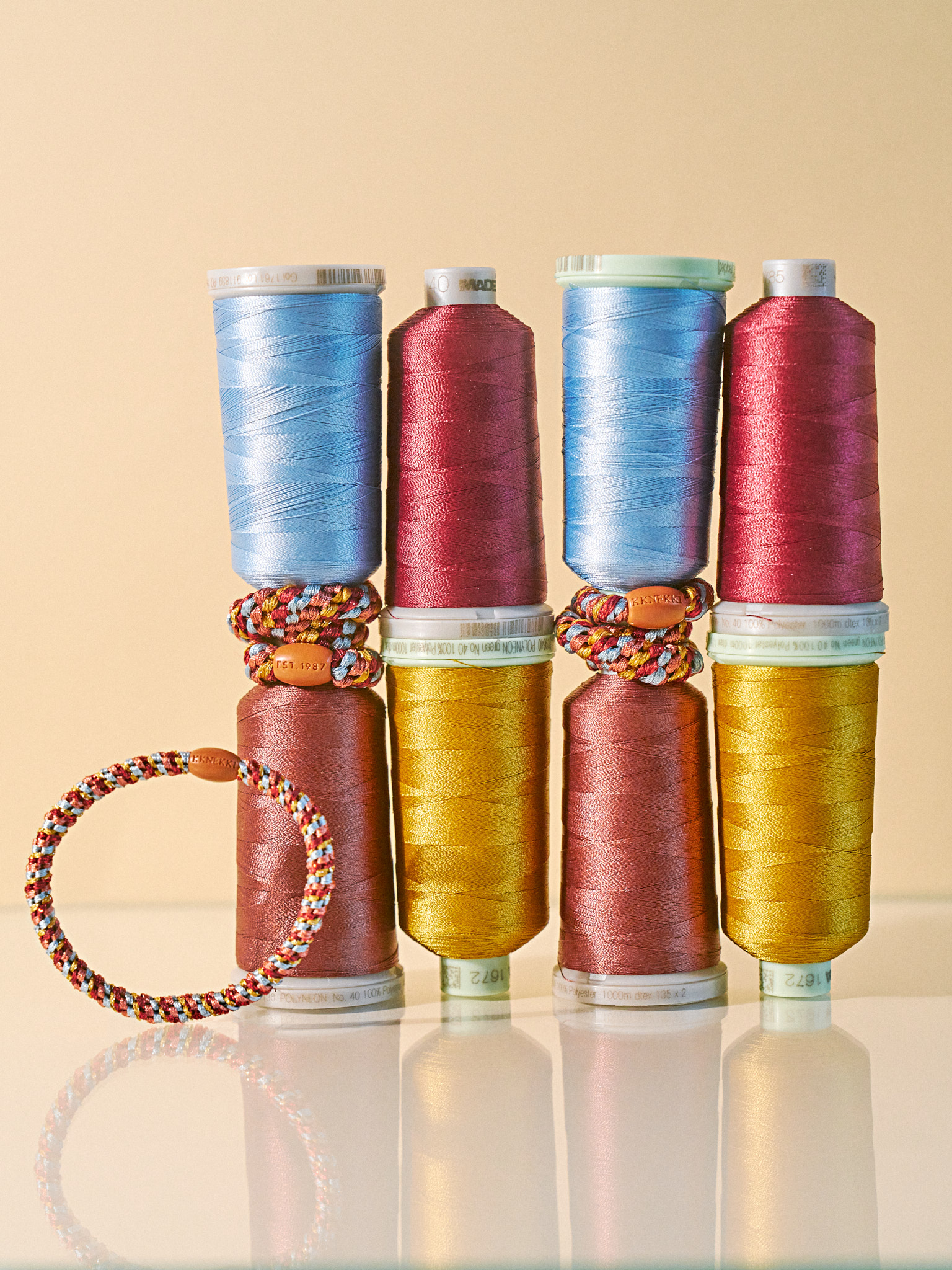 KKNEKKI Haargummi Mix Terracotta Teal