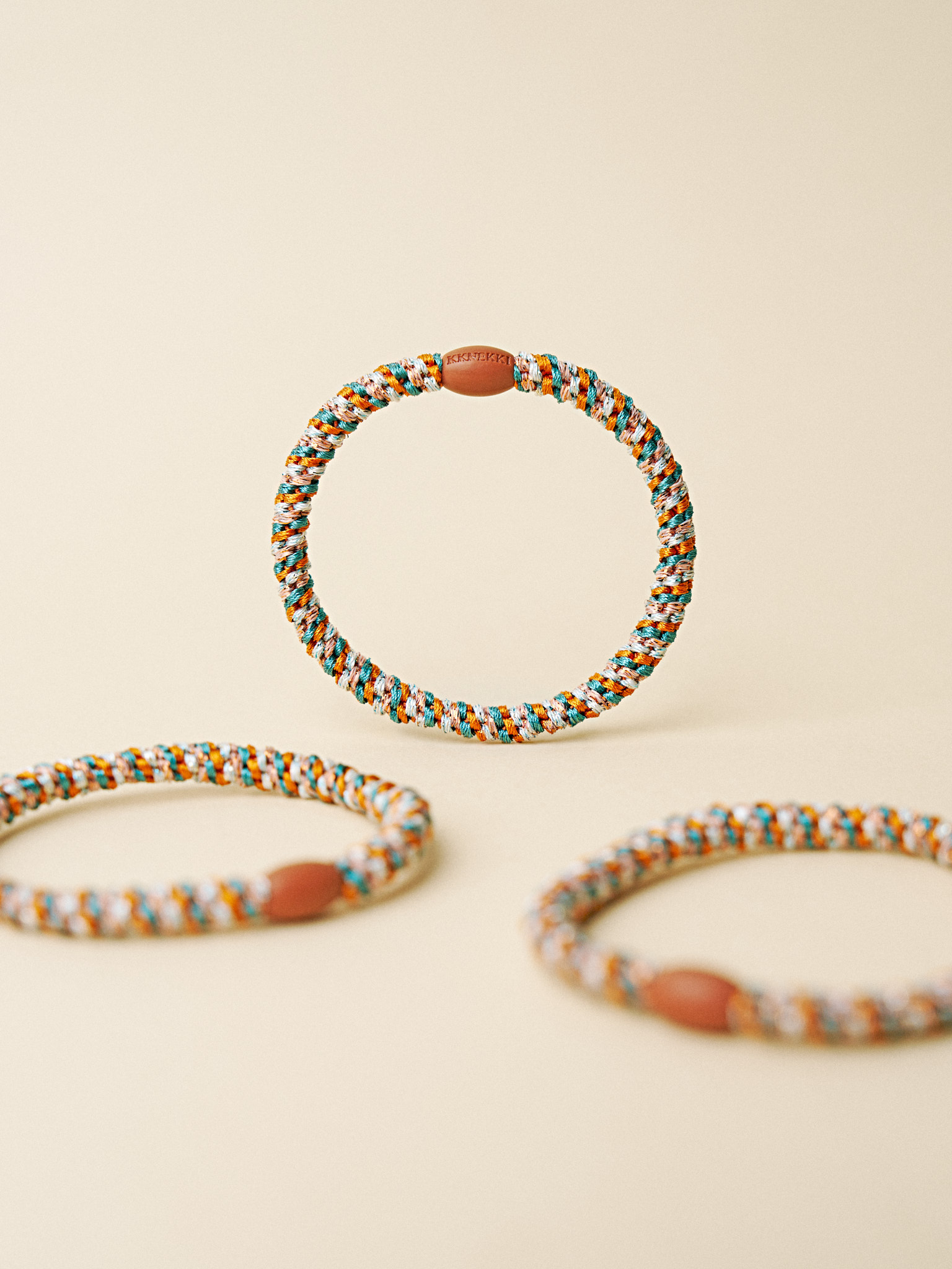 KKNEKKI Haargummi Mix Terracotta Teal