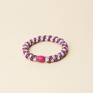 KKNEKKI Haargummi Rosewood Seablue Glitter Stripe