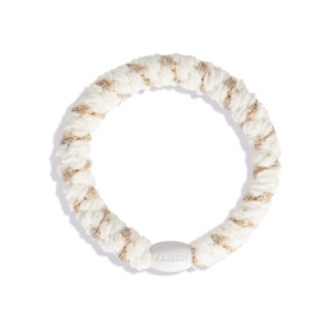 KKNEKKI Haargummi Velvet Stripe Ivory