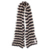 Purschoen Kaschmirschal Slim „stripes Black Safari Dust“ 24702 8312 12