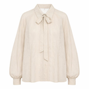 Rino Pelle Bluse Mit Volumenaermeln „noortje“ Birch