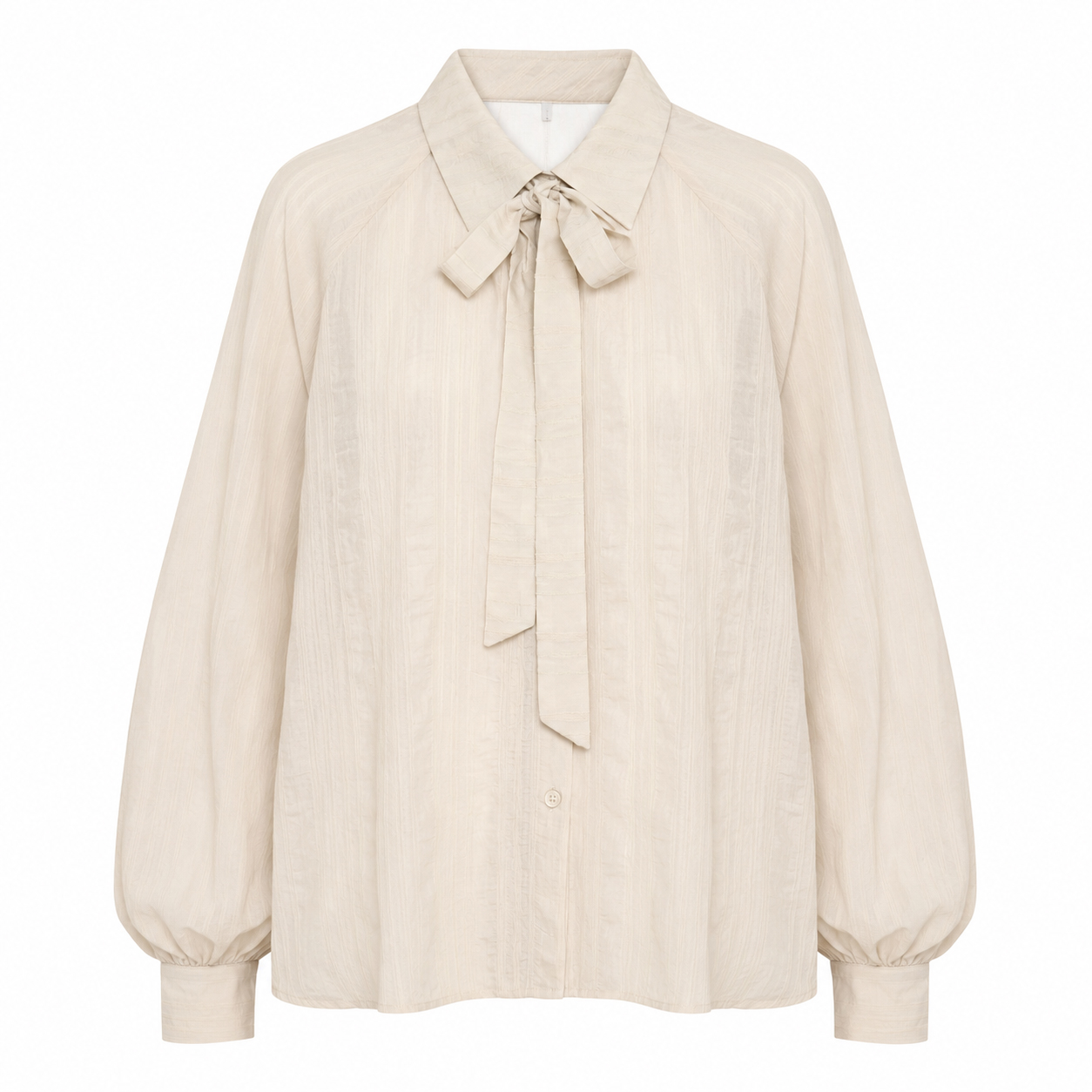 Rino Pelle Bluse Mit Volumenaermeln „noortje“ Birch