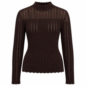 Rino&pelle Pullover „stehkragen Ilvi“ Peated