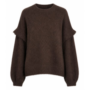 Rino&pelle Strickpullover „odean“ Dark Brown