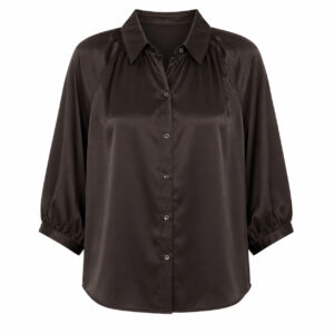 Withblack Bluse 'dagmar Dark Brown'