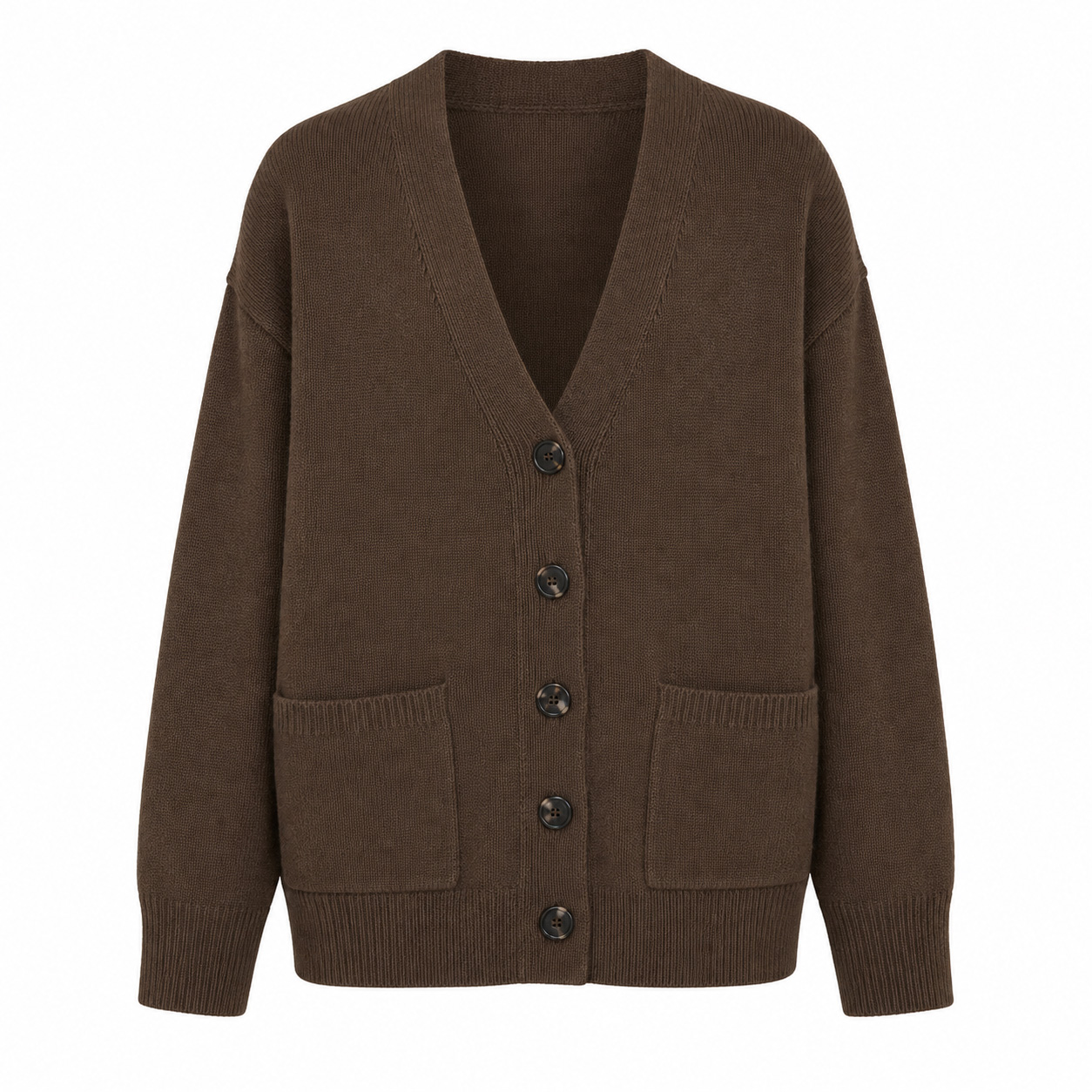 Withblack Cardigan 'camilla Cookie Brown'