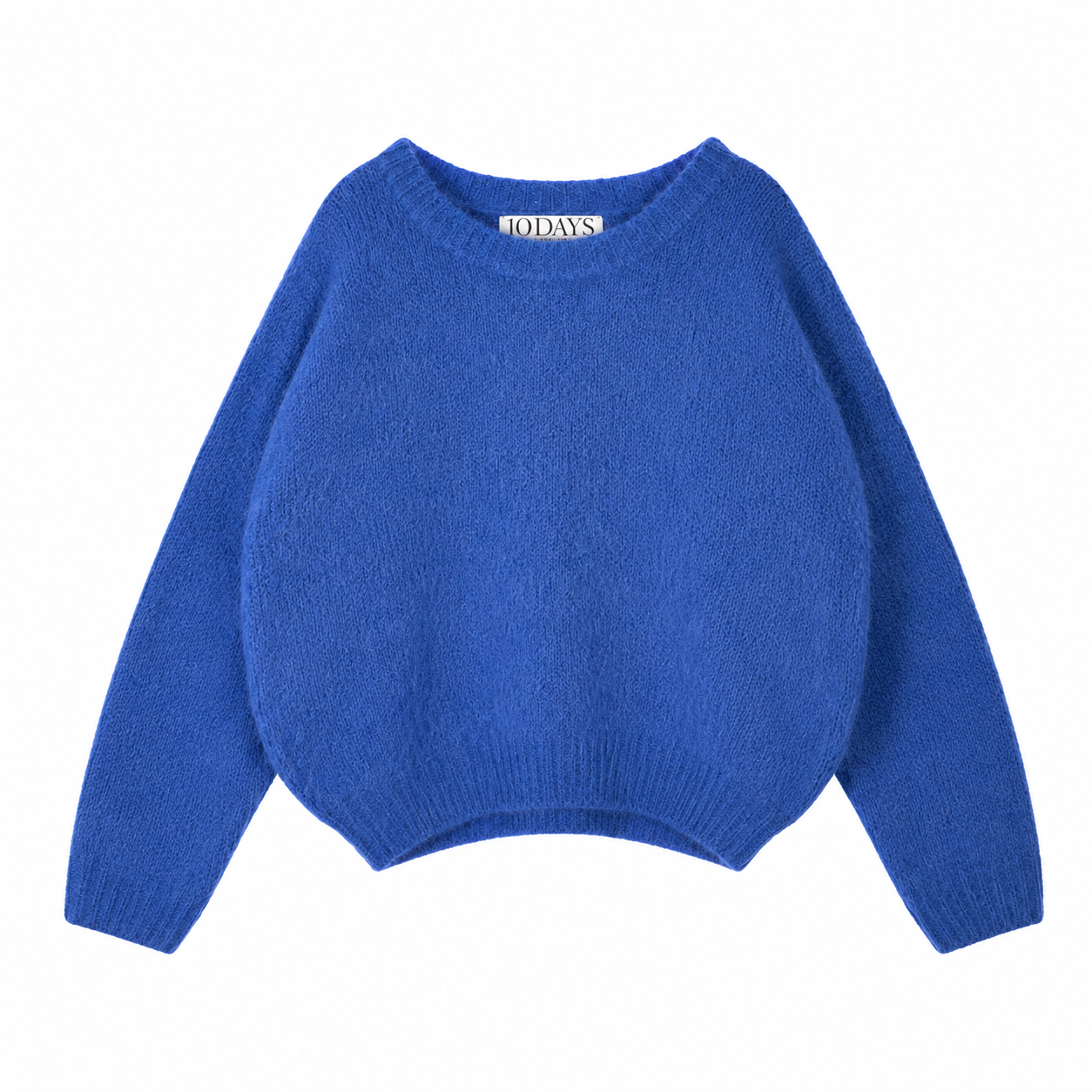 10DAYS "Hairy Knit Sweater" Ultramarine
