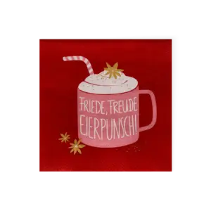 Räder Cocktailserviette Friede-Freude-Eierpunsch
