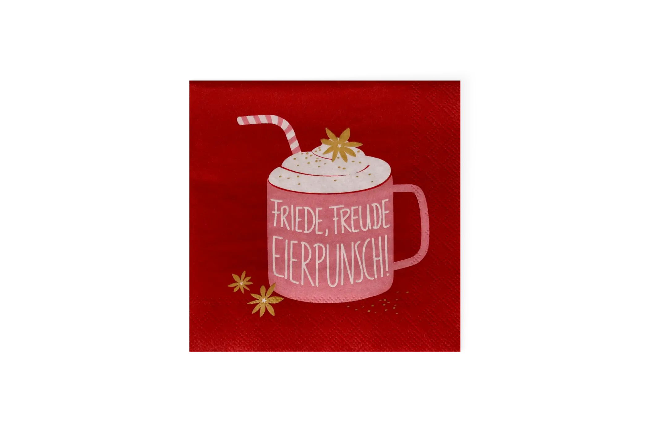 Räder Cocktailserviette Friede-Freude-Eierpunsch