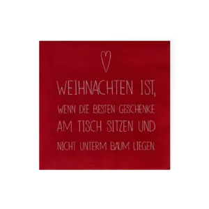 Räder Lunchserviette Weihnachten ist-wenn die besten Geschenke