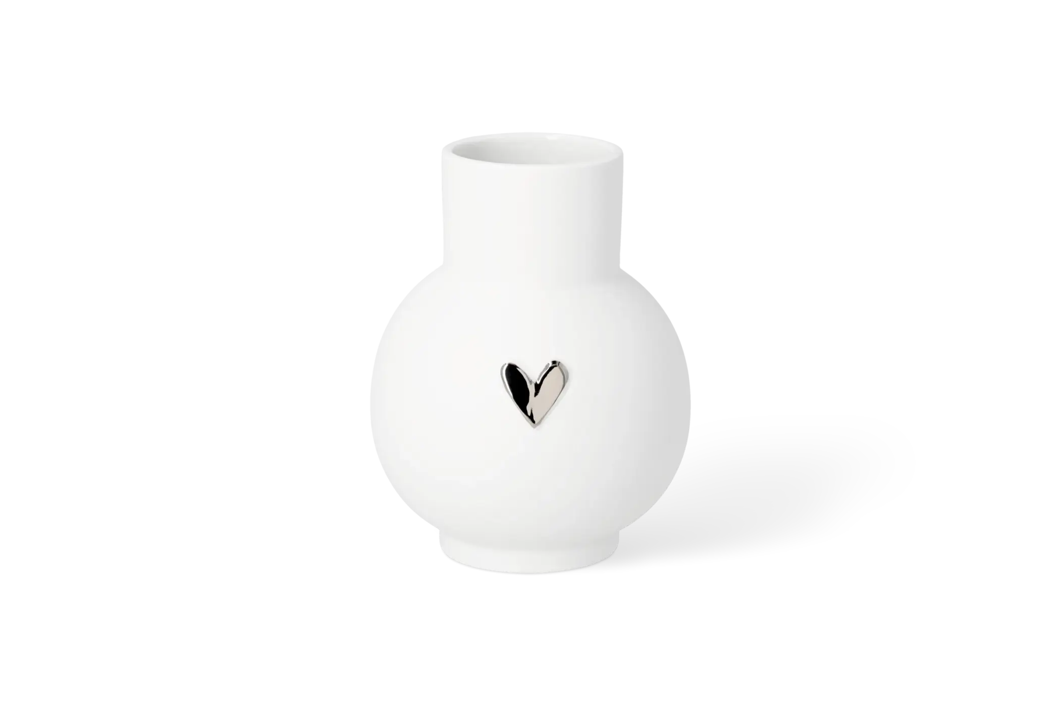 Räder Vase Kugel Herz Silber