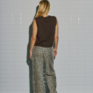 WithBlack Weste Andrea Dark Brown